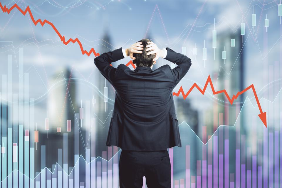 Business finance loan borrower feels recession